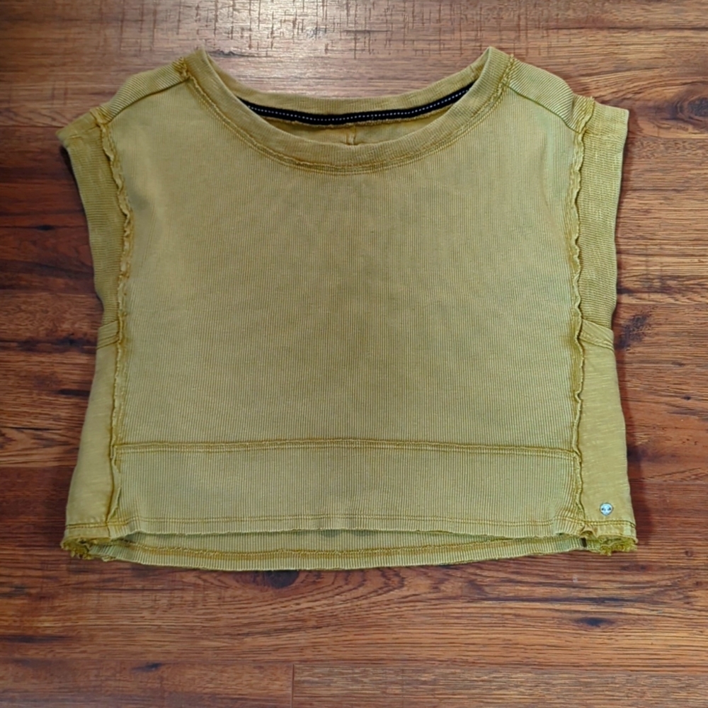 Pilcro Mustard top